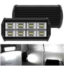 2X COPPIA FARI LED 12V 24V LAMPADA DA LAVORO FARETTO AUTO BARCA CAMION SUV JEEP