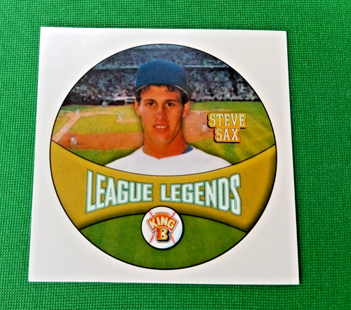 1991 steve sax king league - king, b