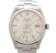 Rolex Date Automatico Acciaio ref. 6534 Quadrante Argentè  Vintage