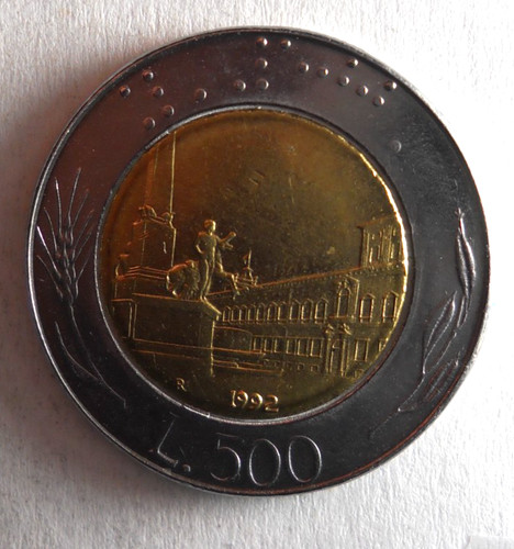 Italia 500 lire 1992 - lire, moneta