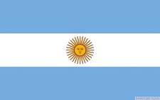 ARGENTINA 18" x 12" FLAG
