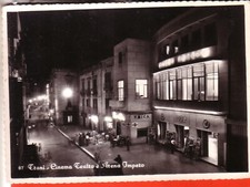 CARTOLINA  TRANI   B/N VIAGGIATA  1955  CINEMA TEATRO NOTTURNO  OCCASIONE