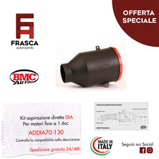 KIT ASPIRAZIONE DIRETTA DIA BMC 70-130 Filtro Aria Motori Fino a 1.6 cc