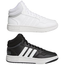 Scarpe adidas Hoops Mid 3.0 K Donna Sneakers Mid-Top Ammortizzate Lacci Bianco