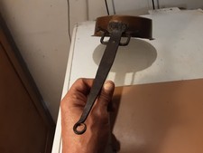 ANTICA PADELLA RAME E FERRO DIAMETRO 19 ALTEZZA 5 LUNGHEZZA MANICO COMPRESO 46 C