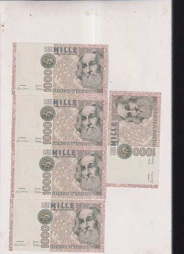 Banconota mille lire - banconota,