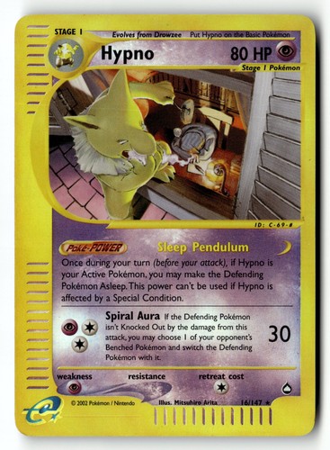 Pokemon card hypno - card, lp