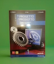 IL NUOVO DAL PROGETTO AL PRODOTTO disegno Meccanico CAD Vol 1 libro Testo Nuovo