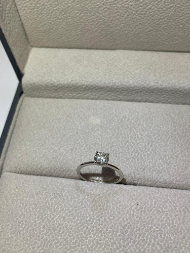 Anello oro bianco - , diamante