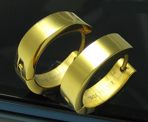 Orecchini cerchio acciaio - orecchini, a