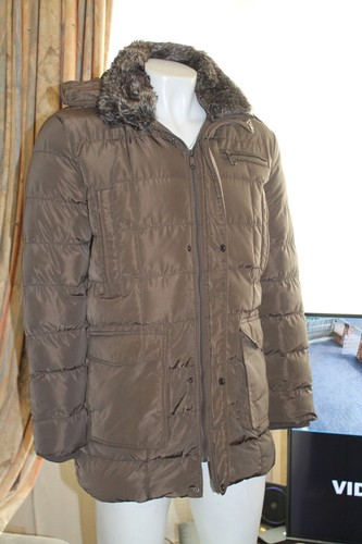 Polbot mens fur collar jacket - fur,