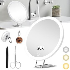 Specchio Compatto LED 3 Colori