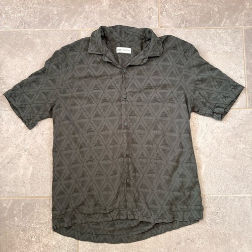Camicia uomo zara verde - uomo,