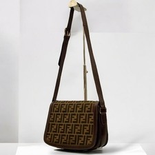 Borsa a tracolla FENDI Zucca