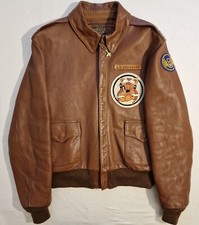 THE REAL Mc'COYS USAAF A-2 giacca da volo in pelle di cavallo 42 Eastman pelle