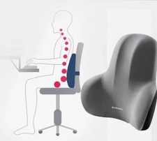 Cuscino per schienale lombare in memory foam per sedie da gioco ufficio auto