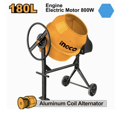 Ingco betoniera elettrica - betoniera,