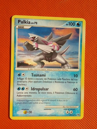 Pokemon card palkia platino - card,