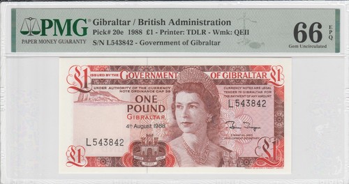 Gibraltar pound 1988 pick - pound,
