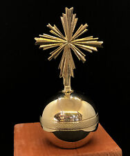 Globo croce bambino Praga bambinello accessorio Santi arte Sacra 5,3x12 Cm Ihs