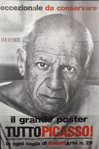 Poster pablo picasso bolaffi - pablo,