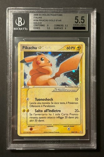 Pikachu gold star 104 - pikachu, 104/110