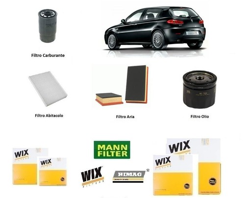 Kit filtri tagliando per alfa - kit,