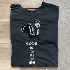 T-shirt vintage anni 90 Iceberg History Pepe Le Pew rara LS / adatta a XL-XXL Looney Tunes