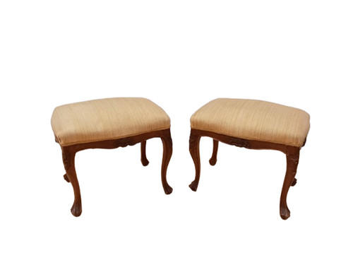 Coppia sgabelli pouff - ,