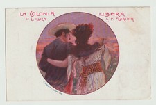 RICORDI ACHILLE BELTRAME LA COLONIA LIBERA DI ILLICA E FLORIDIA CARTOLINA FP VG