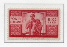 ITALY 1946 DEMOCRATIC L. 100