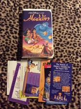 Aladdin VHS 1993 Black Diamond