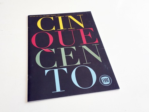 Brochure fiat 500 - 500c,