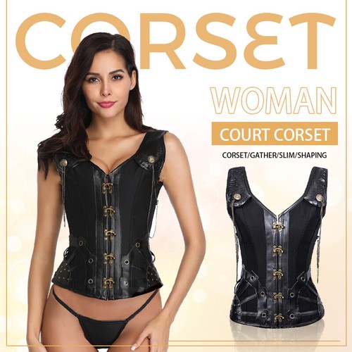 Gilet corsetto steampunk donna