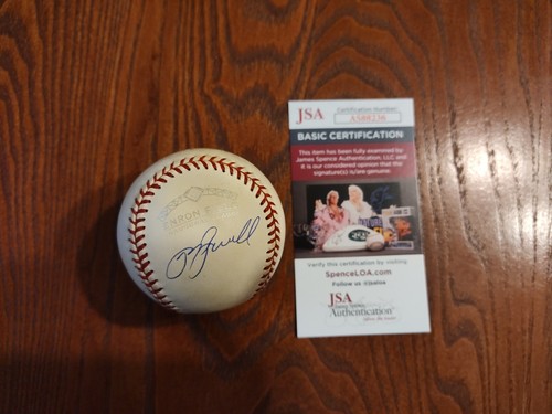 Baseball jsa autografato jeff - jsa,
