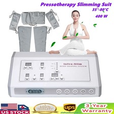 Pressoterapia Pressione Dell'aria Dispositivo di Drenaggio Linfomatico Infrarossi Corpo Tuta Dimagrante