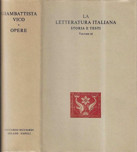 Giambattista vico opere la - opere, ("la