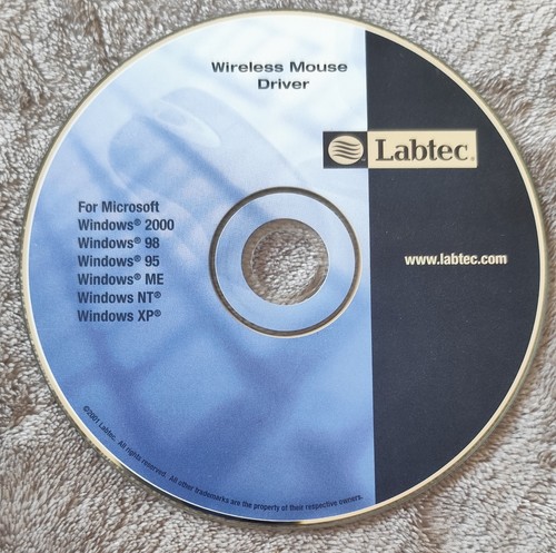 Wireless mouse driver - cd,