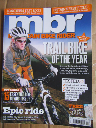Mbr mountain bike magazine may - mountain,