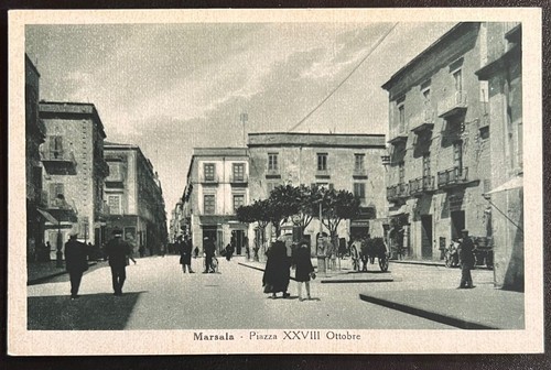 Cartolina epoca marsala - cartolina, d'