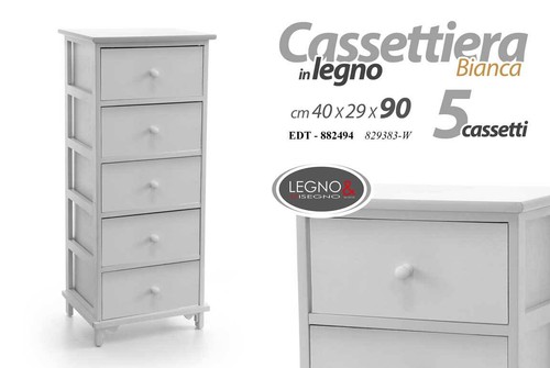 Cassettiera slim salvaspazio - slim,