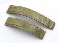 Watch Band Wyler Vetta Verde Chiaro Deployante Donna 18/16mm Genuine Crocodile