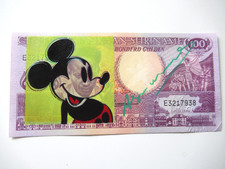 a1) BANCONOTA A. WARHOL 100