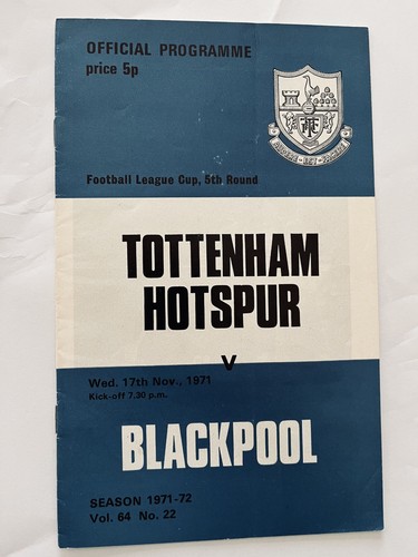 Programma tottenham hotspur - programma,