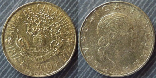 Italy 200 lire - 200, 1994
