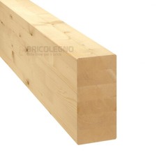 Travi in legno lamellare di abete nordico GL24h cm 8x12 varie lunghezze