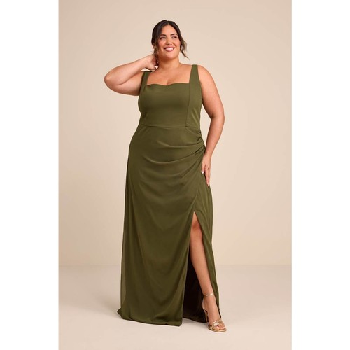 Maxi abito lulu verde - maxi,