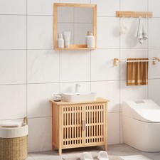 vidaXL Set Mobili da Bagno 2pz