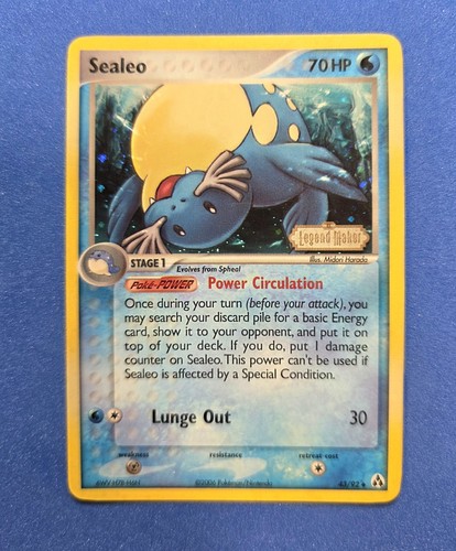 Pokemon tcg sealeo 92 - tcg, 43/92
