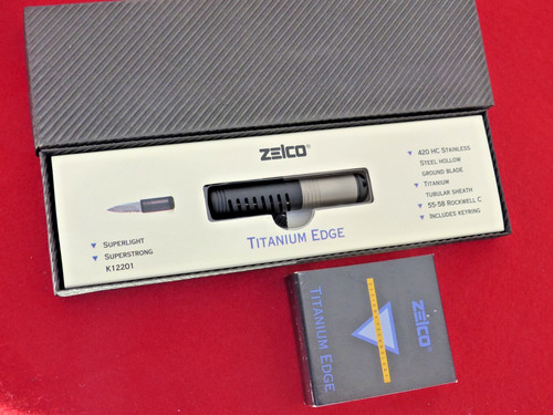Zeico knives titanium - titanium, edge